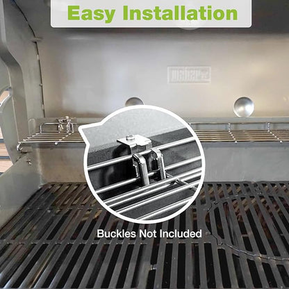 Warming Rack for Weber 66044 Genesis II/II LX 300 Series GS4 Replacement Parts E-310 E-315 E-330 E-335 S-310 S-335 Gas Grill Grate Stainless Steel 304 BBQ