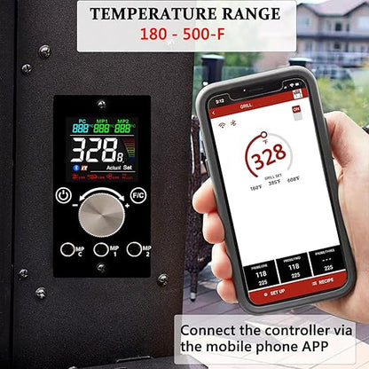 Replacement Pit Boss Digital Thermostat Controller Board with WiFi and Bluetooth Function, can Connect to Mobile APP