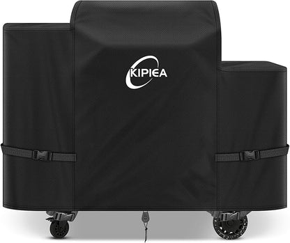 600D Pellet Grill Cover for Pit Boss Navigator 850/1300, Competition 1250, Waterproof BBQ Smoker Cover, UV Resistant, No Tear, No Fading