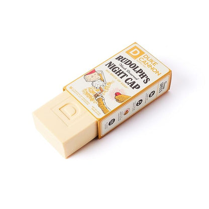 Duke Cannon Supply Co. Big Brick of Soap Bar for Men Holiday Edition - Rudolph's Much Deserved Night Cap (Cinnamon and Antique Wood Scent), 10 oz. (1 Pack)