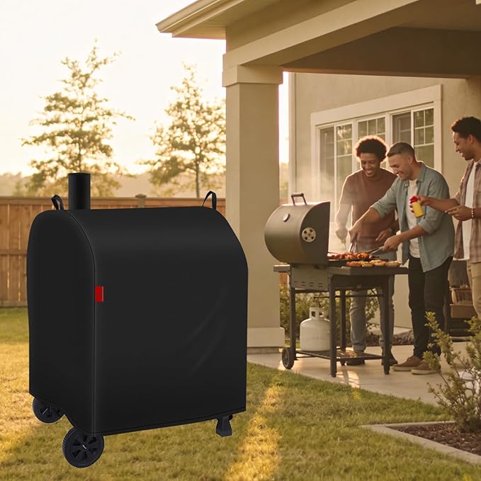 Outdoor Grill Cover Fits Royal Gourmet CD2030AN Charcoal Grill, Waterproof 600D Heavy Duty Barrel Grill Cover, Fade Resistant & Rip-Proof BBQ Grill Covers for CD Series.