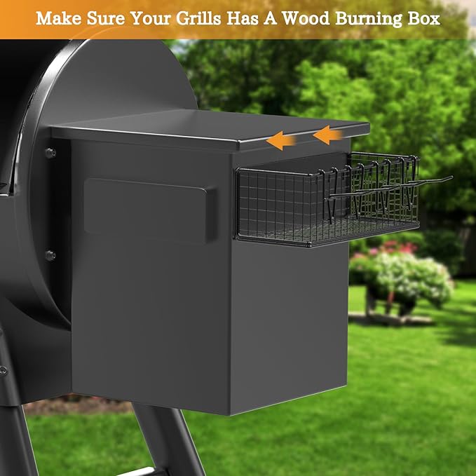 1 Pack Magnetic Storage Bin for Traeger Grills, Suit for Traeger Ironwood 885, Pro Series 34, Pro Series 22, Pro D2 575, Pro 780, Ironwood 650, Z-Grills, Pit boss
