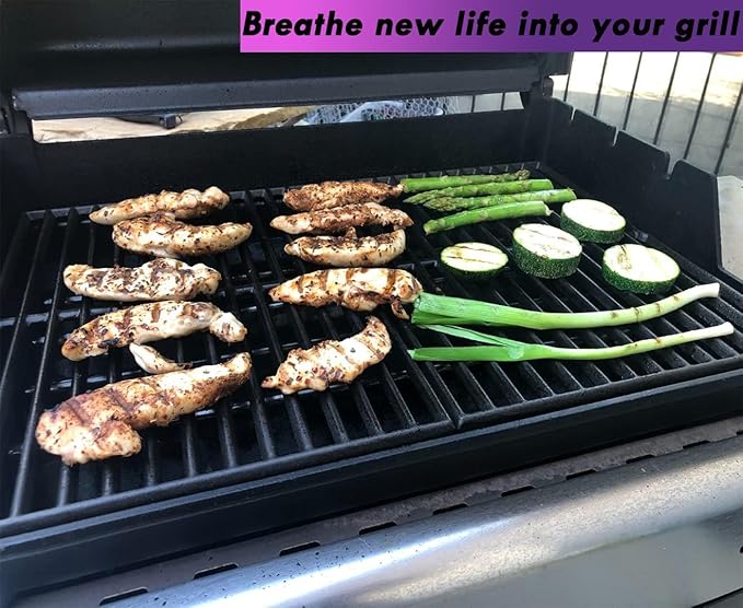 Uniflasy 15 inch Grates for Weber Spirit 200 Side Control for Weber Spirit Grill Grates 15 x 11 1/4 Spirit E/S 210 Spirit 500 Genesis Silver A for Weber Grill Grate 15" x 23" for Spirit Parts 7522