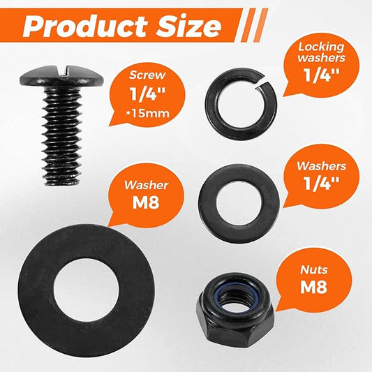 Grill Screws Replacement Kit, Replacement for Pit Boss Wood Pellet Grill, Compatible with Pit Boss PB700FB, PB700T1-10771, PB1000T1-72755 Grills, Includes Screw 1/4 * 15mm(22pcs)