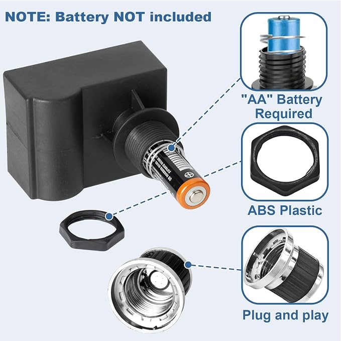 4-Outlets Grill Igniters for Blackstone 36 Inch Griddle, Electronic Battery Igniter Replacement Kit w/Wires for Blackstone Griddle Knobs Parts