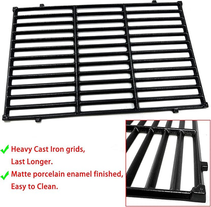 DG264 19.5" Grill Grates 17.5" Flavorizer Bars for Weber Genesis 300 Series E-310 E-320 E-330 EP-310 EP-320 EP-330 S-310 S-330 Gas Grill (2011-2016 with Front Control Knobs) 7524 7621