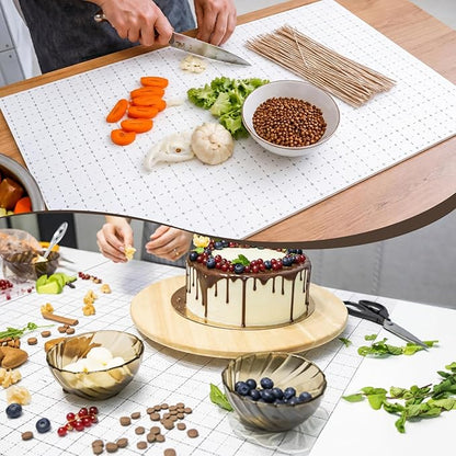Patelai 30 Pcs Disposable Cutting Boards 24" x 18" Large Heavy Duty Cutting Boards Paper Sheets Mats Drawer Liner for BBQ, Camping, Hunting and Catering