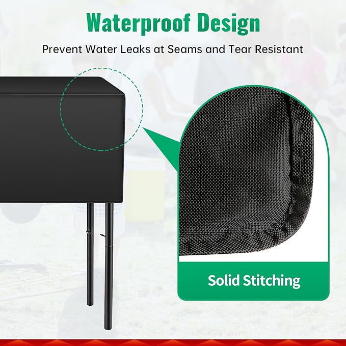 iCOVER Single Burner Stove Cover for GASONE, 600D Heavy Duty Water Resistant Cover, UV and Fade Resistant Weatherproof All Single Propane Burner Cooker