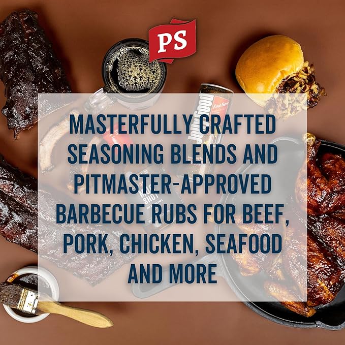 PS Seasoning Mug Shot Root Beer BBQ Sauce – Smoky & Caramelized Flavor – Marinade, Glaze, Dip & Finishing Sauce for Ribs, Pulled Pork, Burnt Ends, Chicken Wings & More
