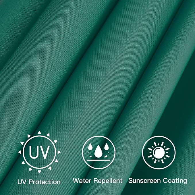 Sunnyglade 7.5ft Patio Umbrella Replacement Canopy Market Umbrella Top Outdoor Umbrella Canopy with 6 Ribs