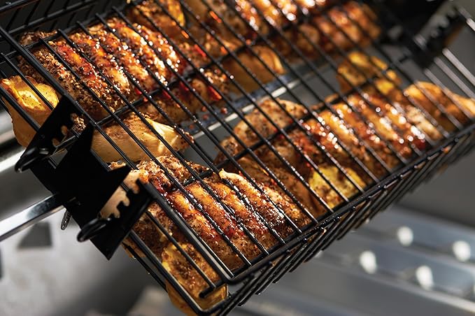 Onward Manufacturing Company Non-Stick Flat Spit Rotisserie Grill Basket