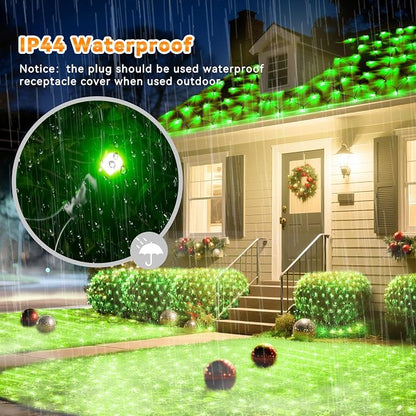 LitHome 21FT x 5FT Christmas Net Lights Outdoor Mesh Lights Connectable | 8 Modes 360 LED Halloween Green Net Light for Bushes, Giant Mesh Light Waterproof for Christmas Garden Party Roof Decor