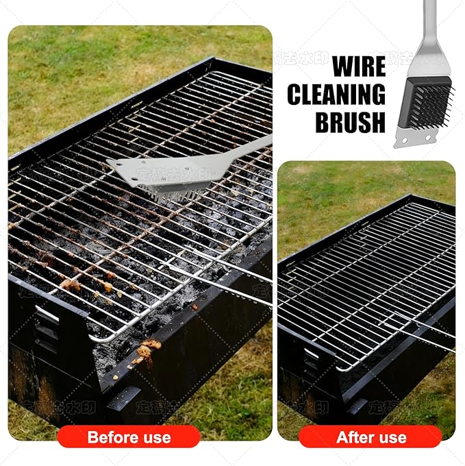 16PCS BBQ Grill Accessories Set,Grilling Tools Gift Set for Men Birthday Father's Day, Portable Multifunction Grilling Utensils Tools Kit with Storage Bag for Outdoor Grill Camping BBQ Party