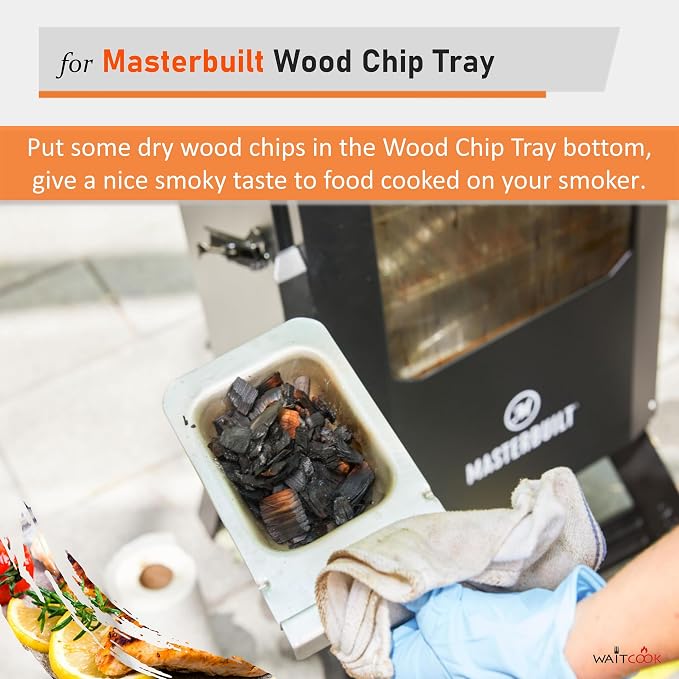 Wood Chip Tray Replacement Parts 9007140023 for Masterbuilt 30 and 40 Inch Digital Electric Smoker