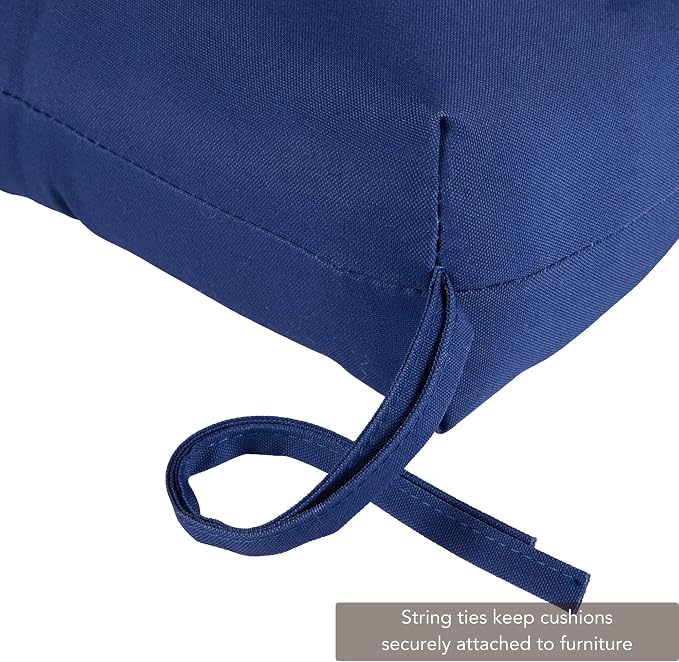 Greendale Home Fashions Blue 44'' x 22'' Outdoor High Back Chair Cushion