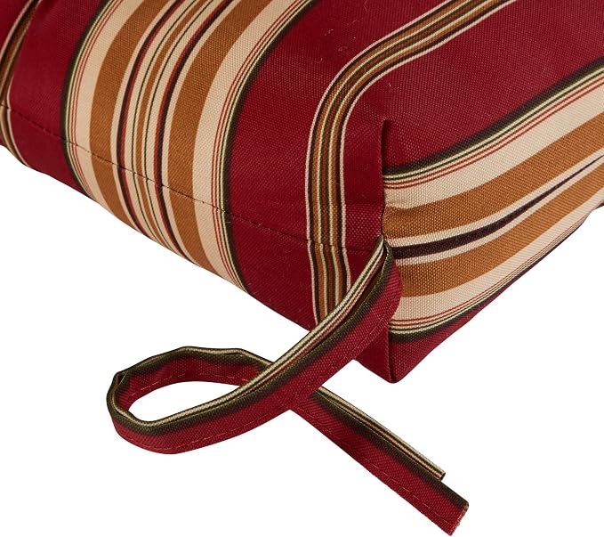 Greendale Home Fashions 72 x 22-inch Outdoor Chaise Lounge Cushion, Tuscan Stripe