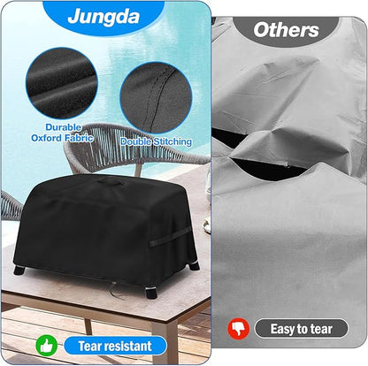 Tabletop Grill Cover for Char Broil Portable 240 Liquid Gas Grill, Waterproof Small Table Top BBQ Cover, Heavy Duty Outdoor