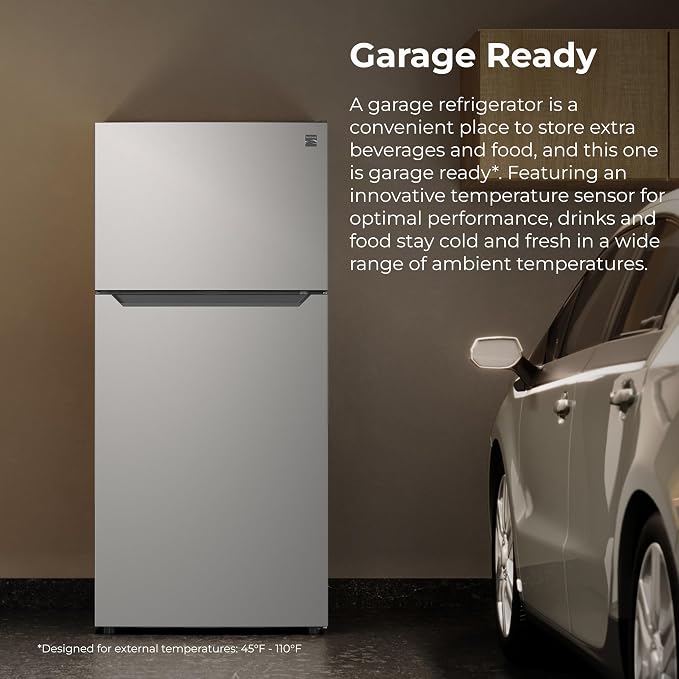 Kenmore 20.2 cu. ft. 30" Wide Top Mount Refrigerator - FPR Metallic Steel
