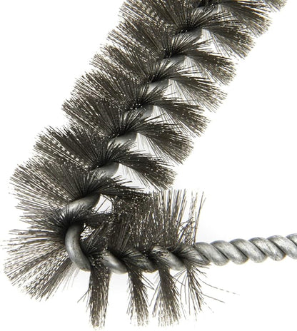 Chef Craft Select BBQ Grill Brush, 18 Inch, Stainless Steel/Black (Pack of 2)