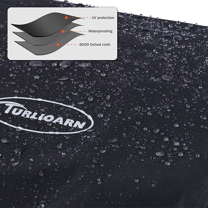 Blackstone 17" Griddle Cover - Water Resistant 600D Polyester Heavy Duty Flat Top Gas Grill Cover - Exclusively Fits Blackstone 17" Griddle Cooking Station