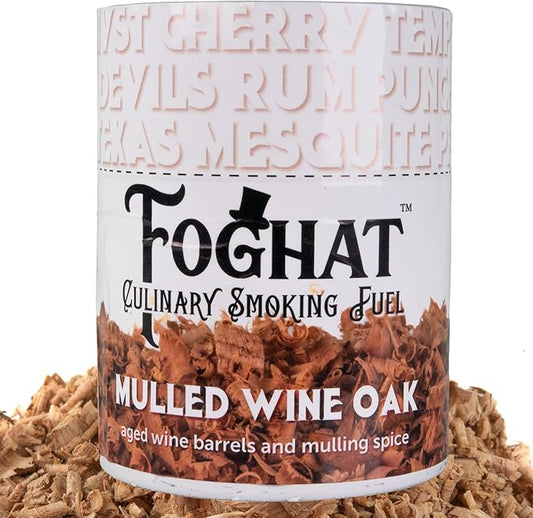 Cocktail Smoker Wood Chips - 14oz Mulled Wine Oak Shavings for Smoker, Whiskey & Drink Infuser Kit - Natural, Culinary Wood Smoking Chips