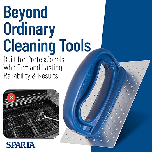 SPARTA 4071200 Plastic Grill Pad Holder, 5.5 X 4 Inches, Blue