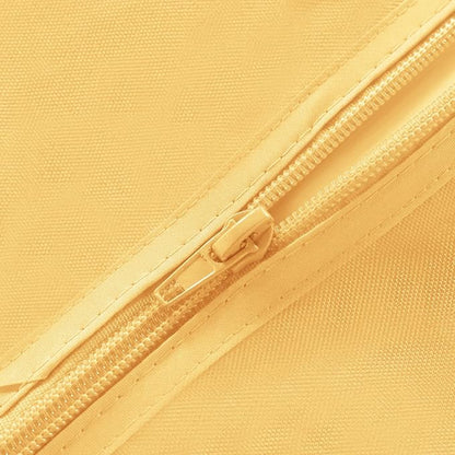 Fitable Outdoor and Indoor Tablecloth, Yellow, 70 Inch Round | Washable Waterproof Wrinkle Free Table Cover, Zipper and Umbrella Hole, For Spring Summer Party Picnic Camping Patio