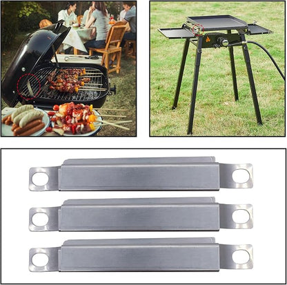 3-Pack Stainless Steel Crossover Tube | KC624 Replacement Part, Fits Charbroil & Kenmore Grills, Rust-Resistant