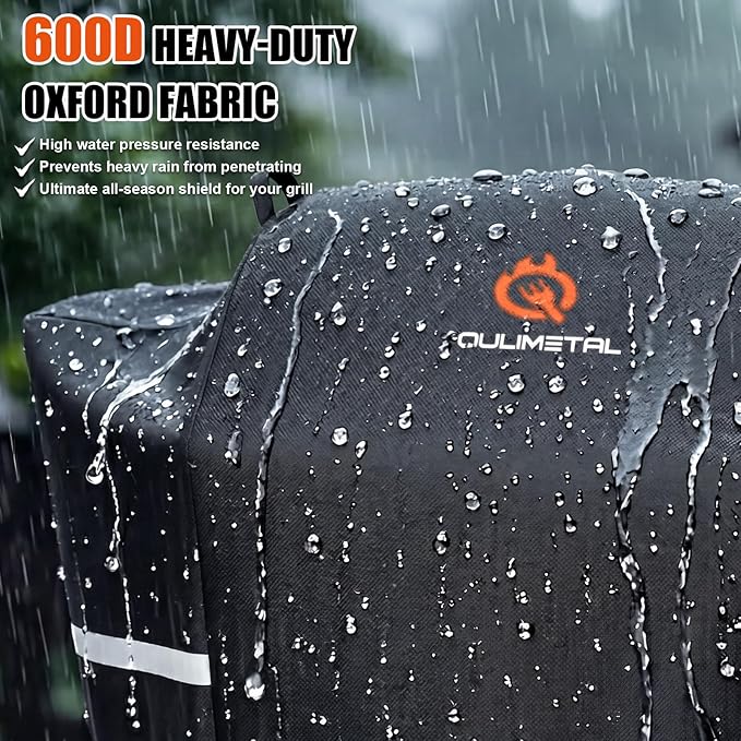 Grill Cover for Pit Boss 820/850-600D Heavy Duty & Waterproof Wood Pellet Smoker Cover for Z Grill 700,820 Deluxe,820D,820FB,Sportsman 820 Series Wood Pellet Grills