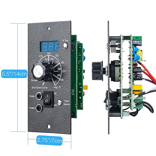 Pellet Grill Controller for Traeger Control Panel Replacement Parts Rtd Temperature Sensor Thermometer Probe Digital Thermostat Board BBQ Somker Accessories