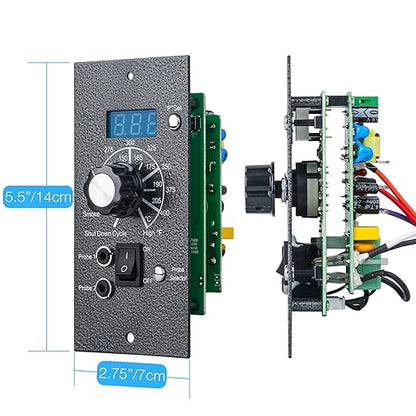 Pellet Grill Controller for Traeger Control Panel Replacement Parts Rtd Temperature Sensor Thermometer Probe Digital Thermostat Board BBQ Somker Accessories