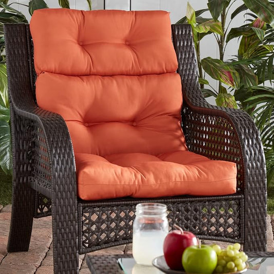 Greendale Home Fashions Sunrise 44'' x 22'' Outdoor High Back Chair Cushion