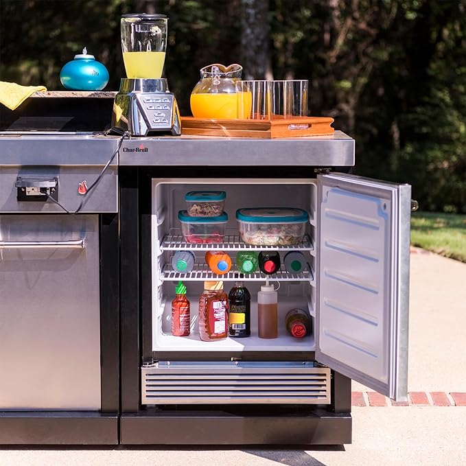 Char-Broil Medallion Series Modular Outdoor Kitchen Stainless Steel Refrigerator - 463246518