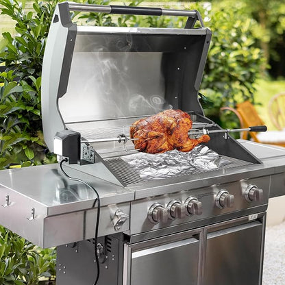 Onlyfire Universal Barbecue Grill 3 Inch Slide Rotisserie Motor Bracket, Black
