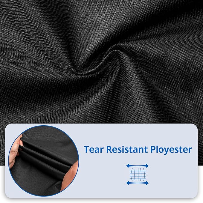 SunPatio 40 inch Electric Smoker Cover Compatible for Masterbuilt Smoker, Heavy Duty Waterproof Outdoor Smoker Grill Cover, 28" W x 22" D x 39" H, Black