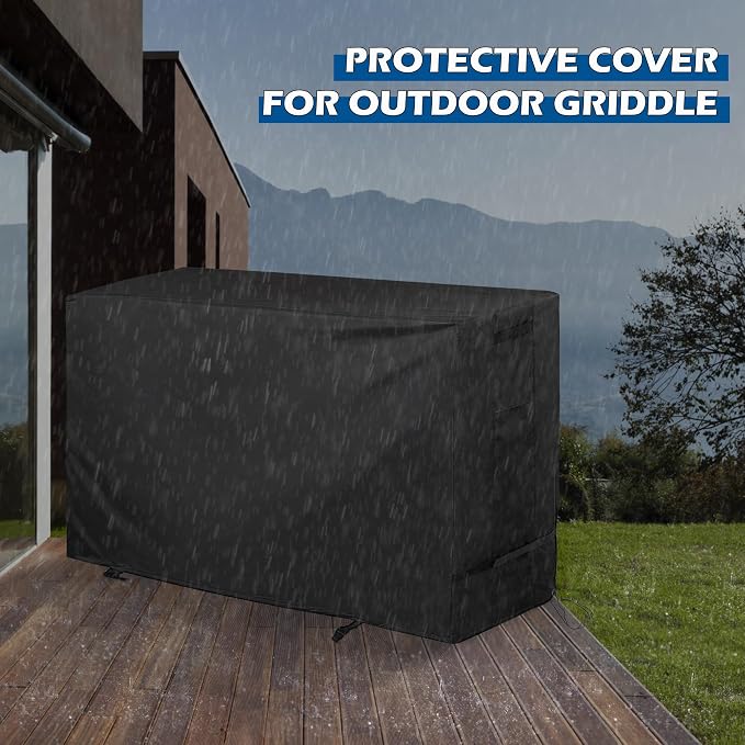 Griddle Cover for BESTFIRE Propane Gas Griddle Charcoal Grill Combo, Flat Grill Cover for BESTFIRE Flat Top Charcoal Gas Grill Combo