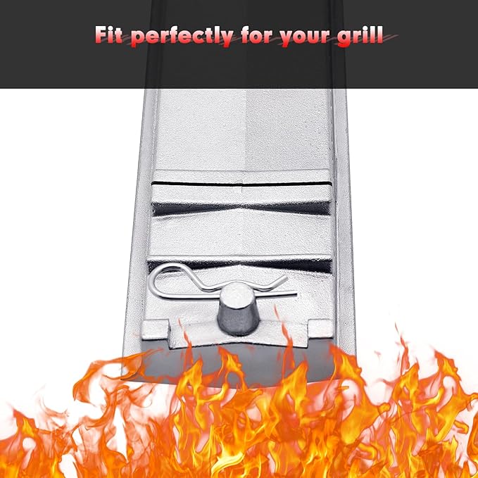 16516 Gas Grill Burner Replacement for Bull Grill Replacement Parts 47629, Cal Flame G4, Angus 47628, Outlaw 26038 26039, Steer Premium, Lonestar Select, Angus, Brahma, BBQ Accessories 16-1/8"
