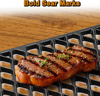 PB820PS1 PB850PS2 Grill Grates Replacement Parts for Pit Boss 820 850 Pro Series 820PS1 820D3 820D PB820D PB0820D3 PB0820SP PB820 PB850G PB820XL PB820FB PB850CS1 PB820D3 Cast Iron Cooking Grates Grids