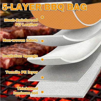 BBQ Meat Resting Blanket - Insulated Reusable Smoker Resting Bag, Perfect BBQ Gift for Men, Dad, Husband | Ideal for Father’s Day, Birthday & Christmas