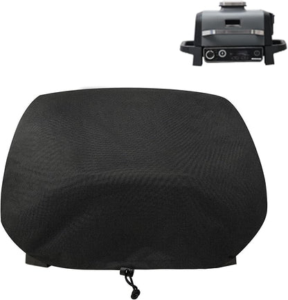 Demao Lightweight Grill Cover for Outdoor BBQ,Fits for Ninja Wood Fire Smoker Grill OG700 Series Portable Grills, Waterproof & Windproof with Elastic Hem, BBQ Grill Accessories for Ninja-Only Cover