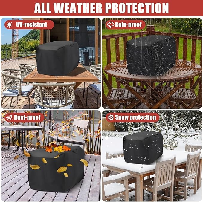 Pizza Oven Cover, Waterproof Pizza Oven Indoor Outdoor Covers - 23"L × 19"W × 16"H