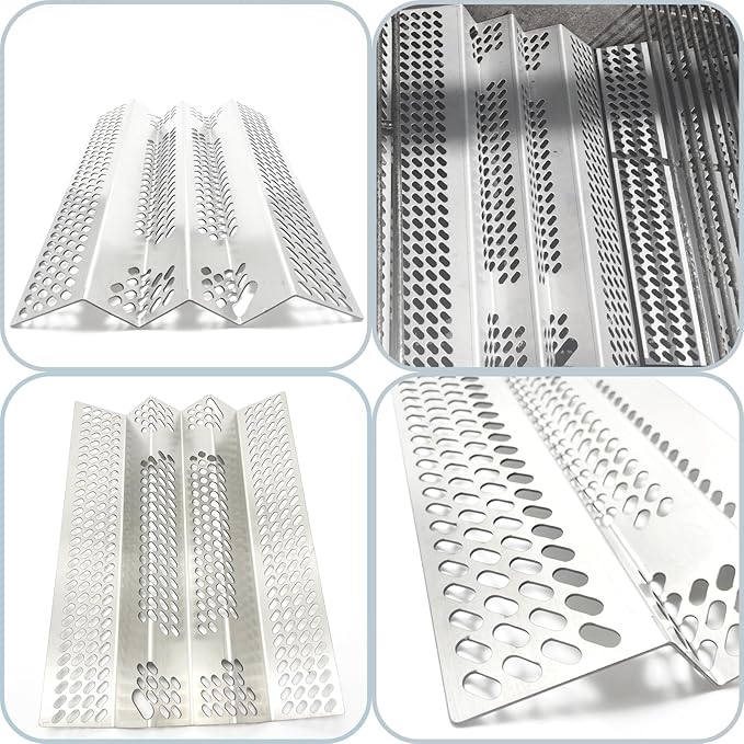 S461 Stainless Steel Heat Plate Replacement Parts for AOG, American Outdoor 24NB 24NG 24NP 24PC 36PC DCP480CSP Gas Grill（16GA -3pack 15-7/16" x 10 5/8"