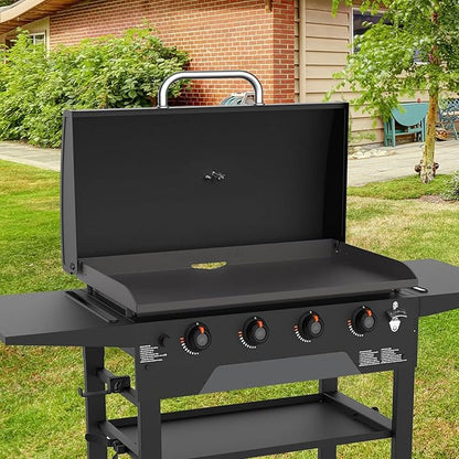 Upgrade Hinged Lid for Blackstone 1554 36 Inch Omnivore (2024 Model), Griddle Hood Flat Top Lid for Blackstone 36" 5856 Griddle Lid 2210 2177 Griddle Hood for 5856 Omnivore 36" Griddle