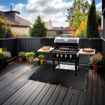 3' X 4' Heat Shield for the wall Behind the Grill, Fireproof Heat Shield for Grill,Protecting Deck Railing Wall from Grill Heat and Oil Stain,Prevent Fence and Wall from Being Blackened by BBQ Smoke.