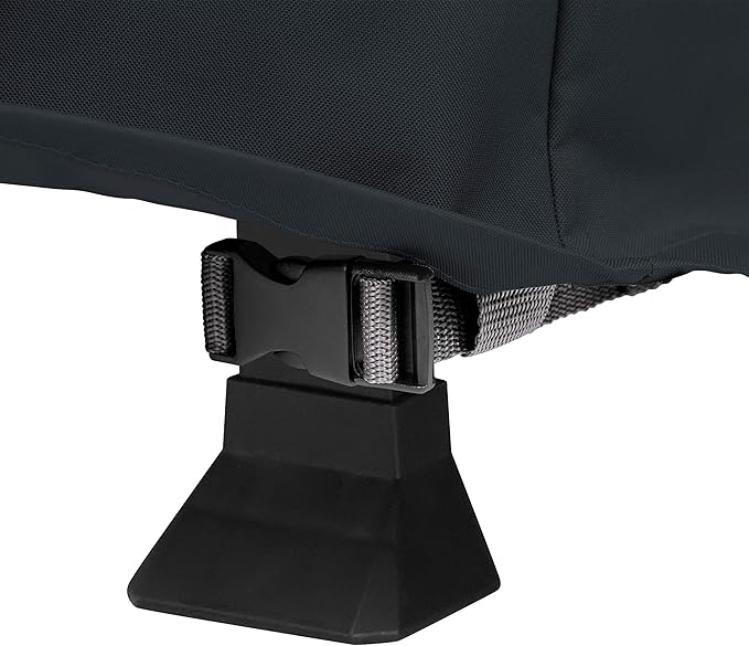 Classic Accessories Storigami Easy Fold Water-Resistant 70 Inch BBQ Grill Cover, Charcoal Black