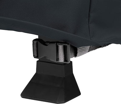Classic Accessories Storigami Easy Fold Water-Resistant 70 Inch BBQ Grill Cover, Charcoal Black