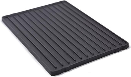 GrillPro 91212 Universal Porcelain Coated Cast Iron Griddle, Black