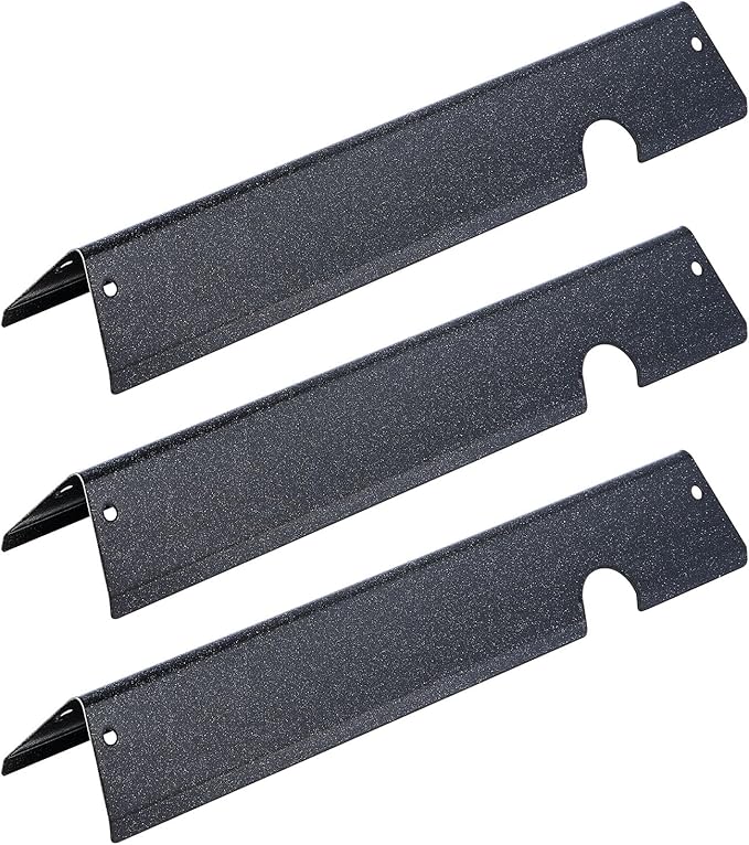 VEVOR Flavorizer Bars, 17 inch Grill Replacement Part, for Weber Genesis ll 310 315 335 340, E/S 325s, ES/SX 325s, E/S 335, EX/SX/EPX-335 Grills, Porcelain-enameled Steel Thicker Heat Plate, 5 Pack