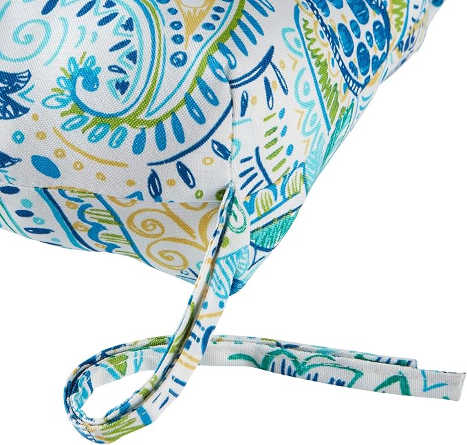 Greendale Home Fashions 72 x 22-inch Outdoor Chaise Lounge Cushion, Paisley