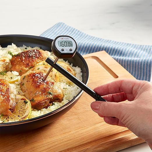 Taylor Digital Instant Read Meat Food Grill BBQ Kitchen Cooking Thermometer With Pocket